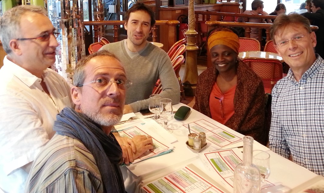 Faculty Jean-Luc Martineau (Yoruba modern history), Jean-Charles Hilaire (Hausa language), Nicolas Aubery (Yoruba language), Nazal Hadiza (Hausa language) with Lars Berge, DUCAS, planning for joint courses between the two institutions.