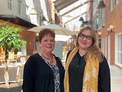 Bild på Lillemor Vallin Eckardt och Kerstin Erlandsson