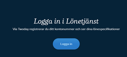 Sk&auml;rmbild av inloggningsruta