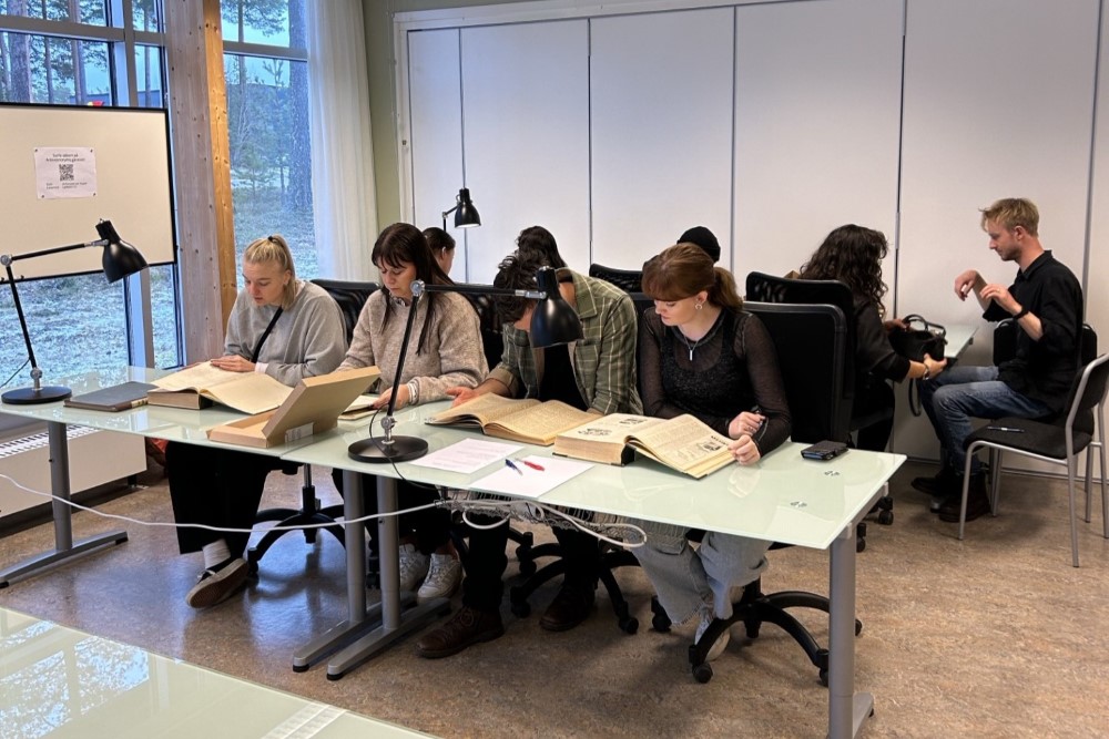 Studenter i nutida lärmiljö. 