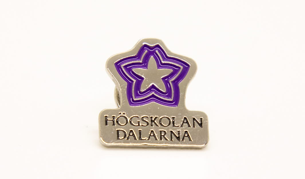 Pin med Högskolan Dalarnas logotyp