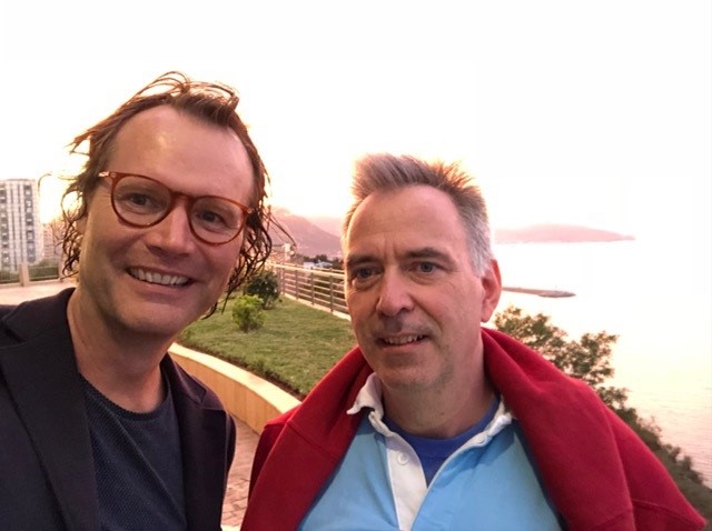 Fredrik Land and André Leblanc in Algeria