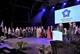 Doktorer uppmärksammades för sina framgångar. Prodekan Sara Irisdotter Aldenmyr vid talarstolen.