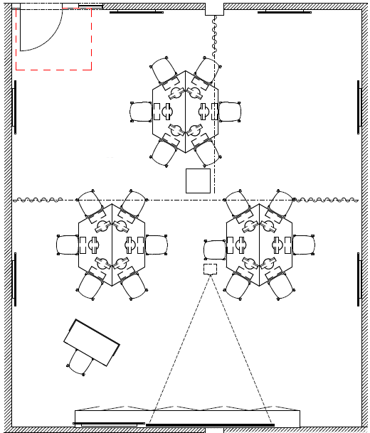 möblering informatiklabb B218