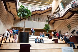 Kunskapstrappan på Campus Borlänge. 