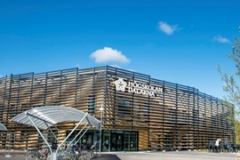 Exteriör Campus Falun. 