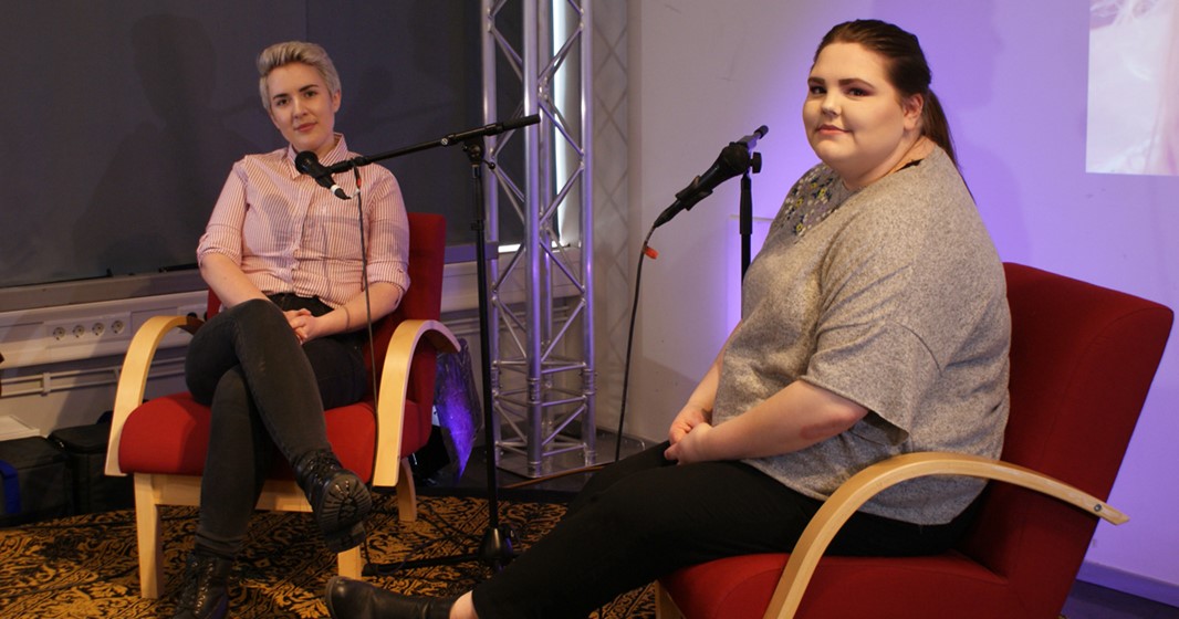 Louise Kärsbo Svanerud och Evelina Saulo