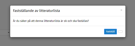 Vy &ouml;ver sidan d&auml;r du bekr&auml;ftar fastst&auml;llande