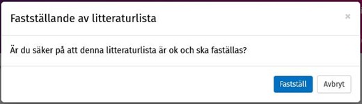 Vy &ouml;ver sidan d&auml;r du fastst&auml;ller lista