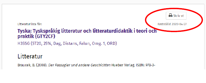 Vy &ouml;ver sidan hur du skriver ut