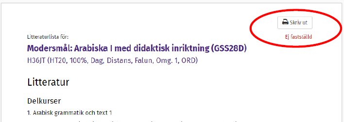 Vy &ouml;ver sidan hur du skriv ut