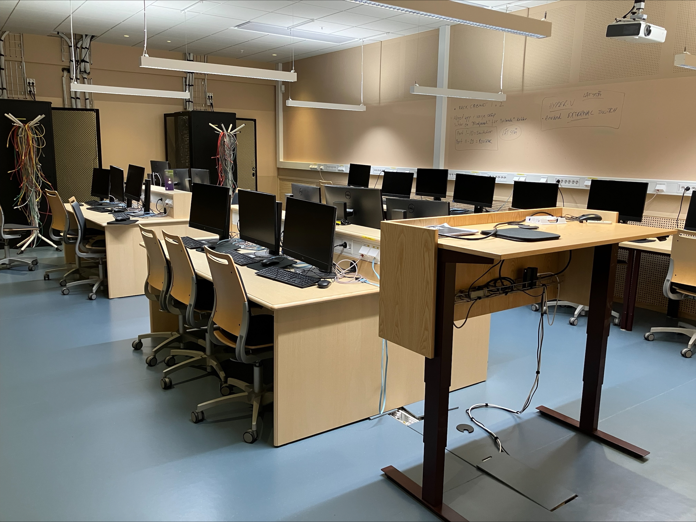 Foto B220 nätverkslabb