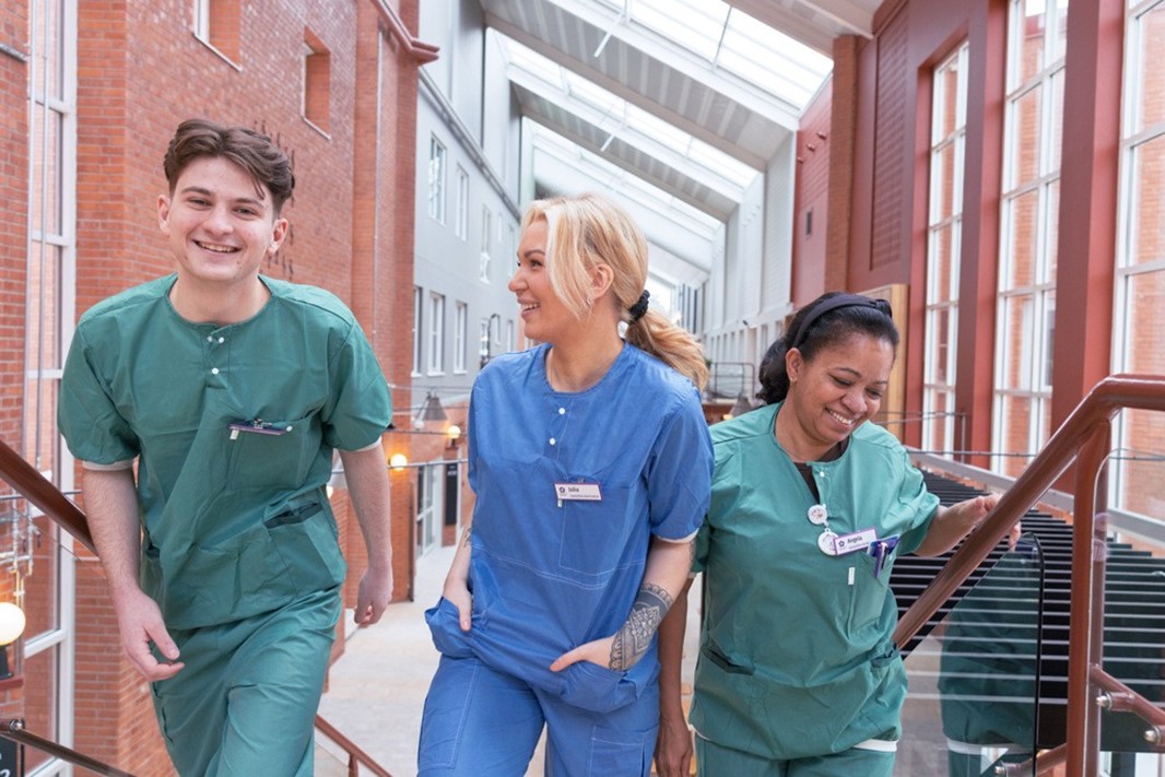 Studenter på Campus Falun