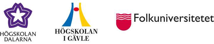 Logotyp för Högskolan Dalarna, Högskolan i Gävle och Folkuniversitetet