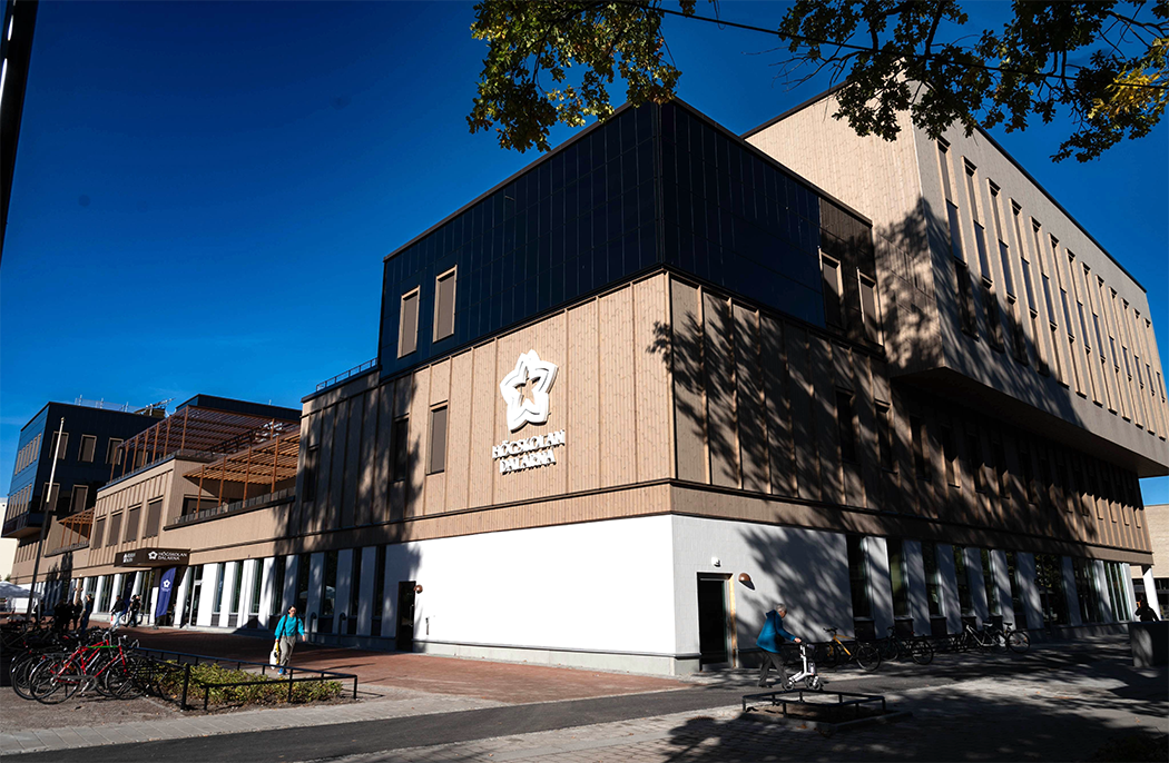 Utomhusbild på Campus Borlänge. 