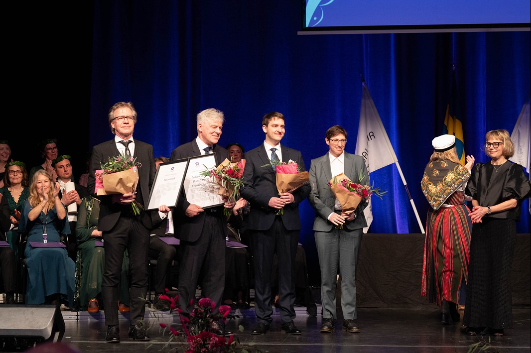 Text på dekorativ bild: Samverkanspriser