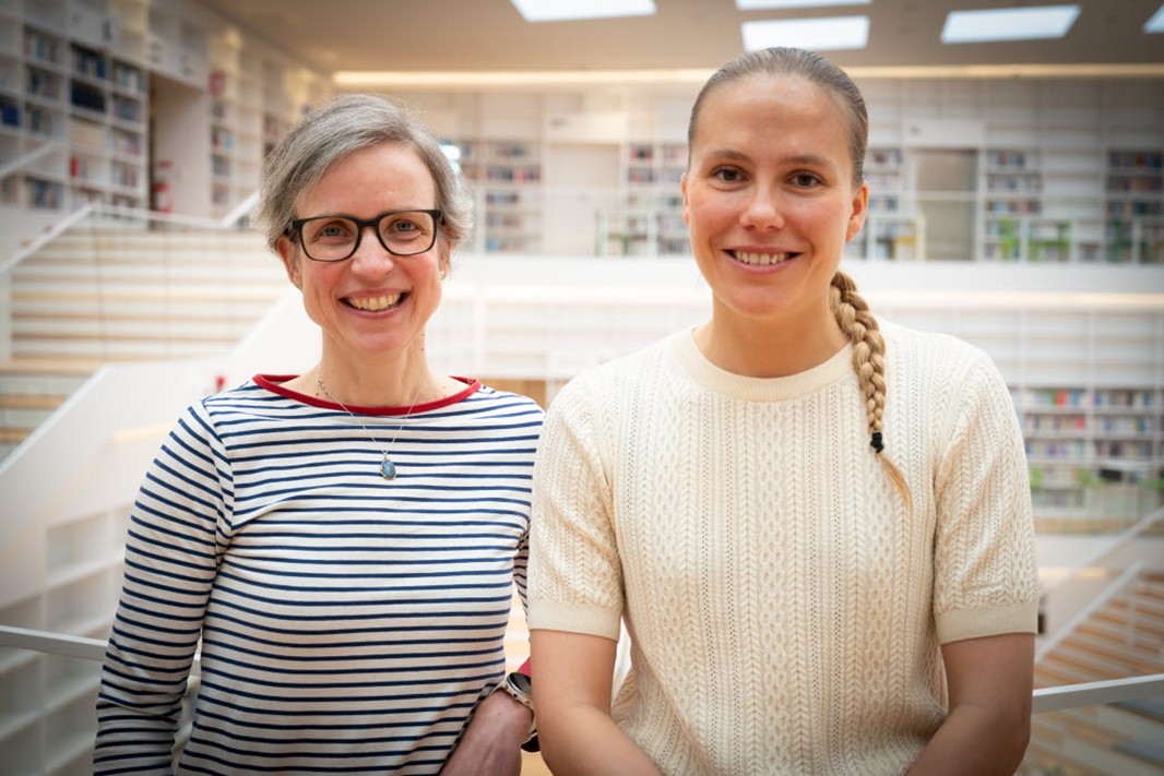 Porträtt på Grit Nestler och Animo Weng 