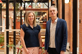 Bild på Lina Vixner och Thomas Florén