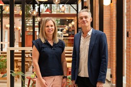 Bild på Lina Vixner och Thomas Florén