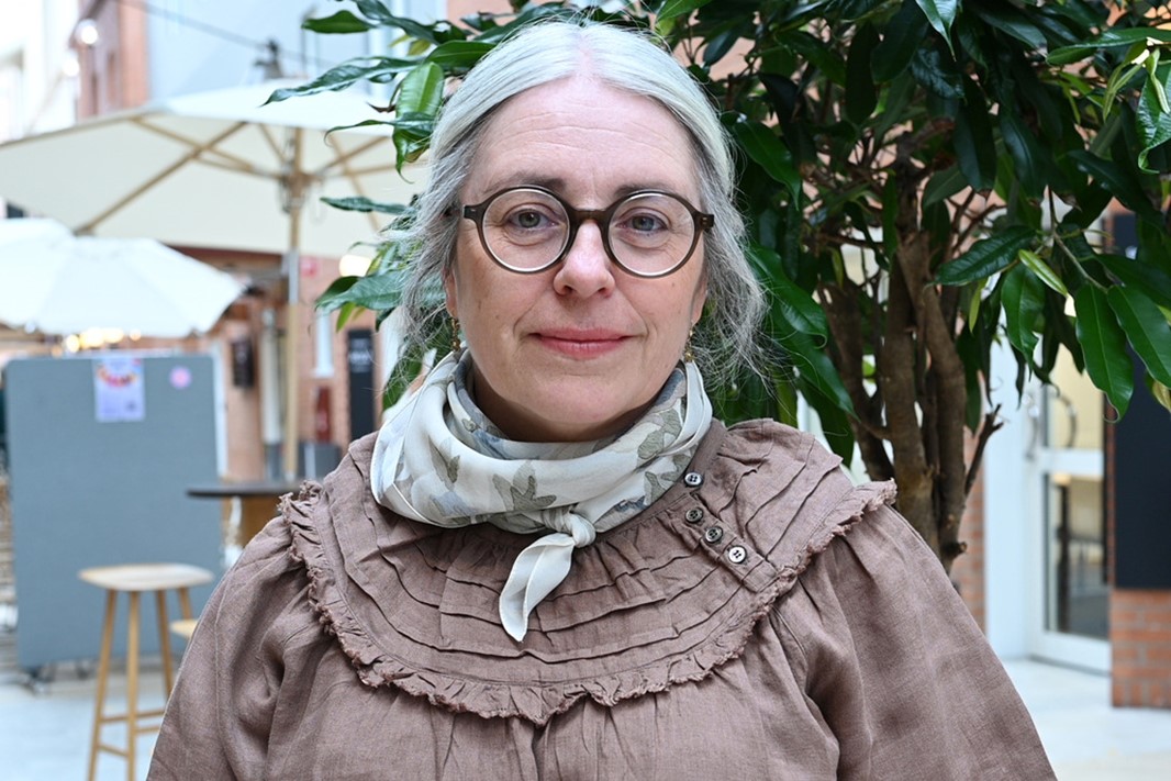 Anna Anåker på Campus Falun.
