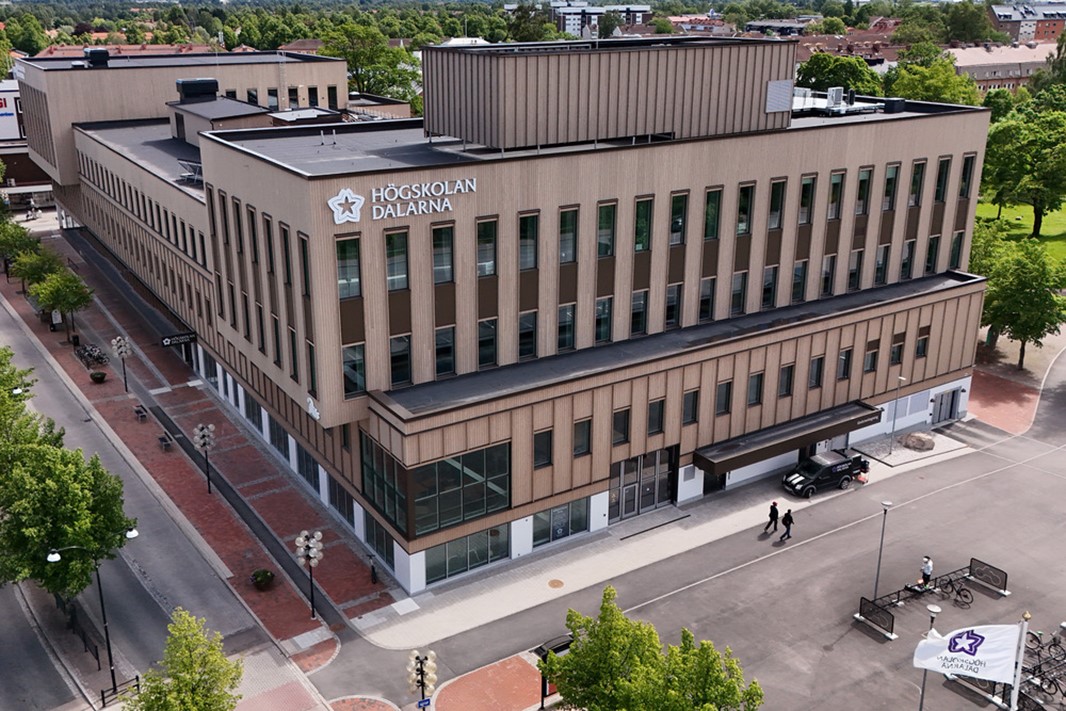 Drone picture of Campus Borlänge