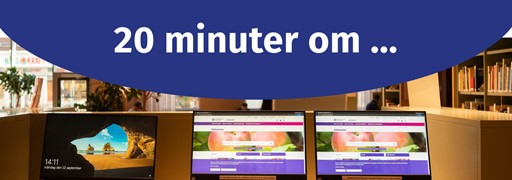 text 20 minuter om över datorer